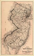 New Jersey State Map, Cumberland County 1876